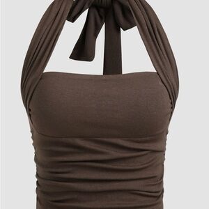 Cider Chocolate Halter Top